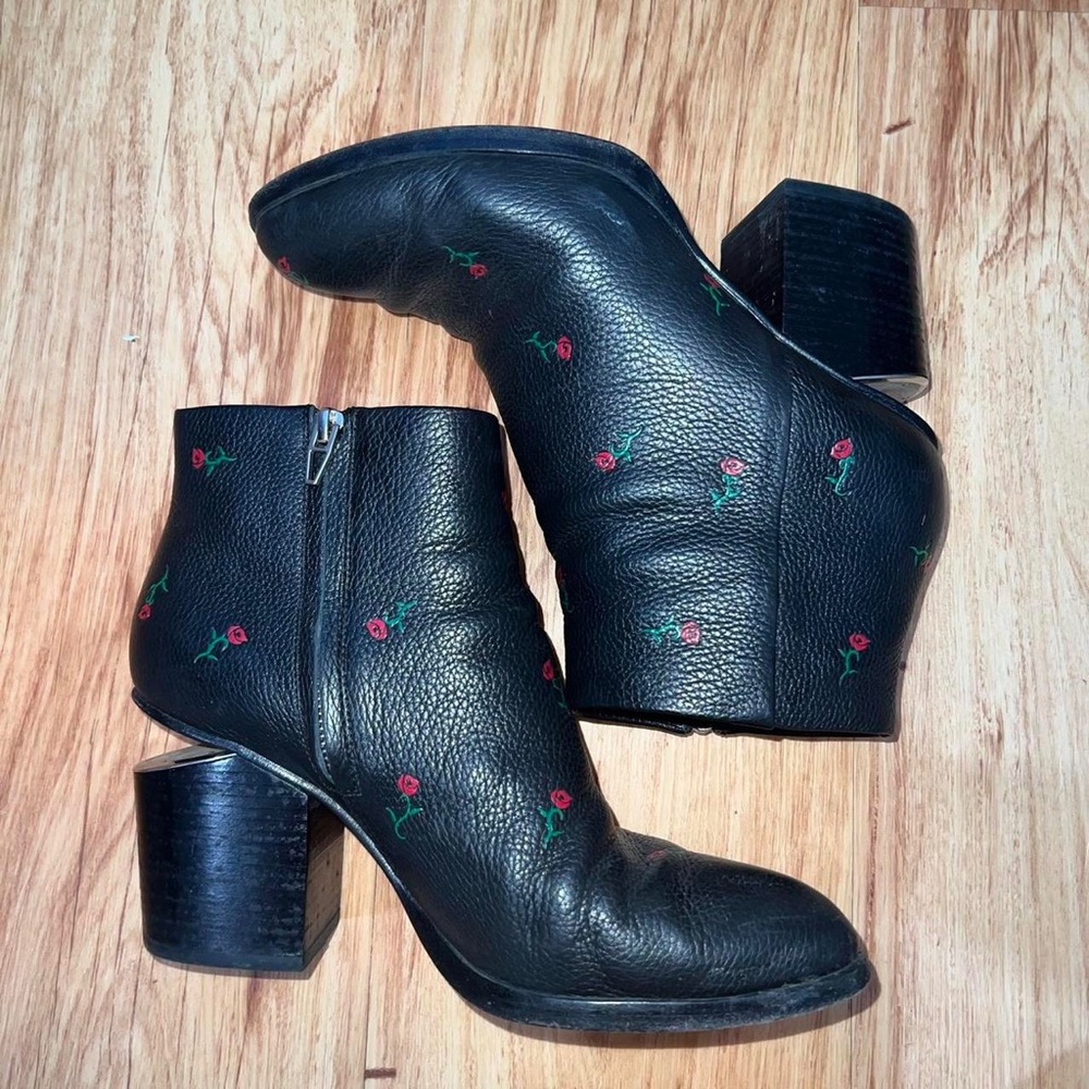 Alexander Wang black Rose Boots